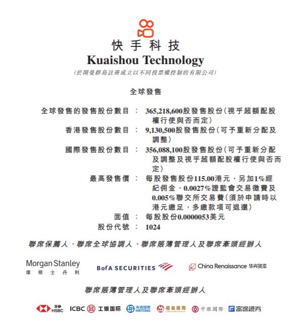80亿额度13分钟抢空 系统被挤崩!快手港股火爆 却陷入增长烦恼
