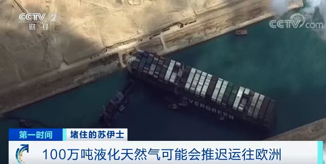 苏伊士运河搁浅货轮“长赐号”已经脱浅