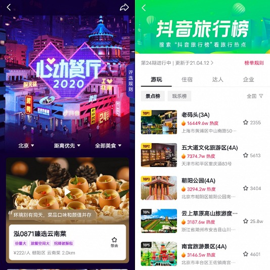 抖音内测地图服务O2O 再次加码2万亿本地生活